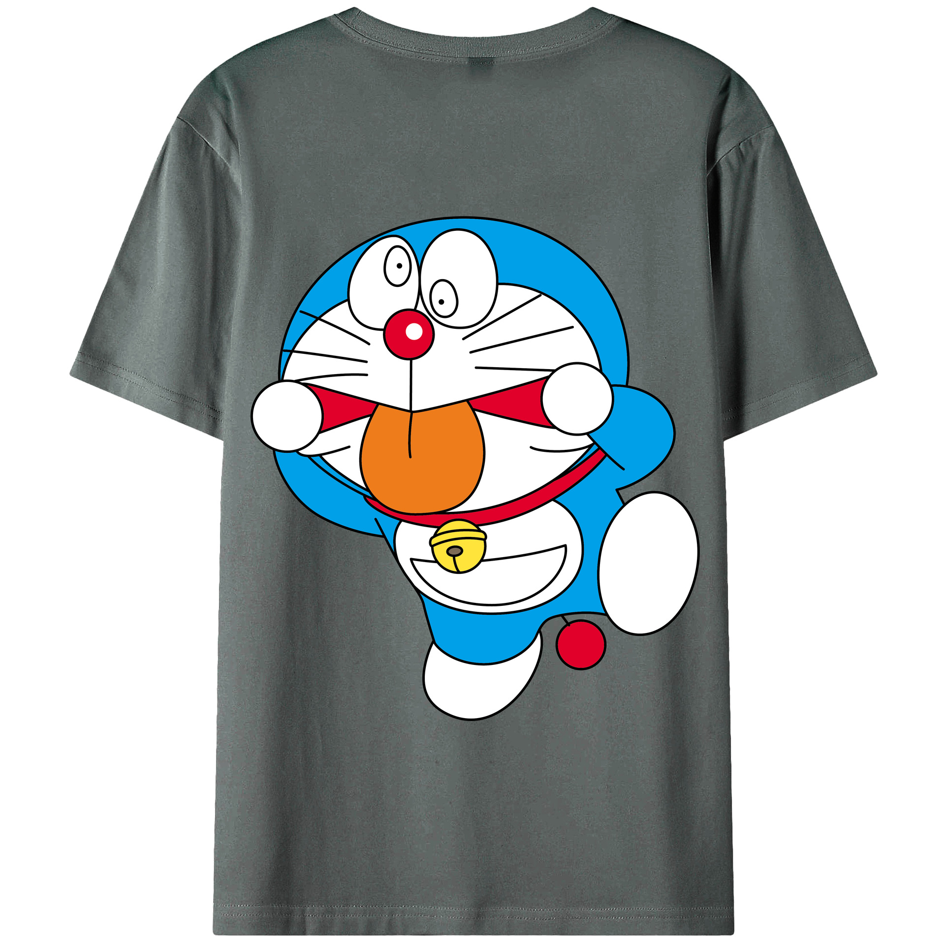 （画像用） ドラえもん Doraemon 綿100％半袖Tシャツ（背面プリント）